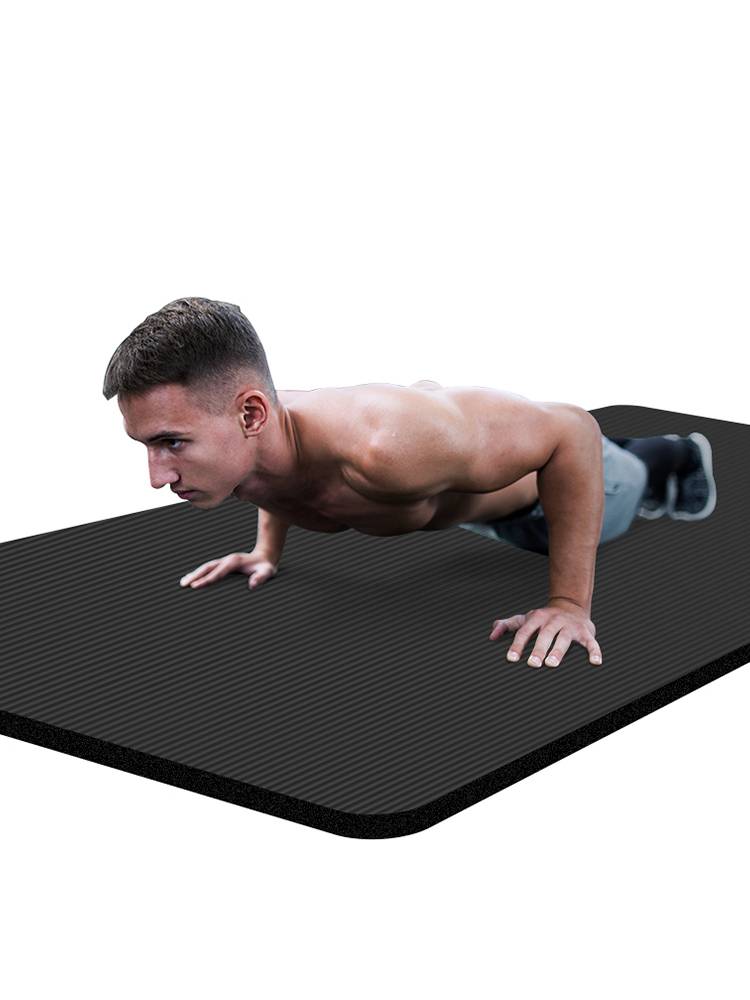 Men's fitness pad first scholar yoga cushion thickened and widening and lengthened 2 meters anti -slip yoga sports floor mat
