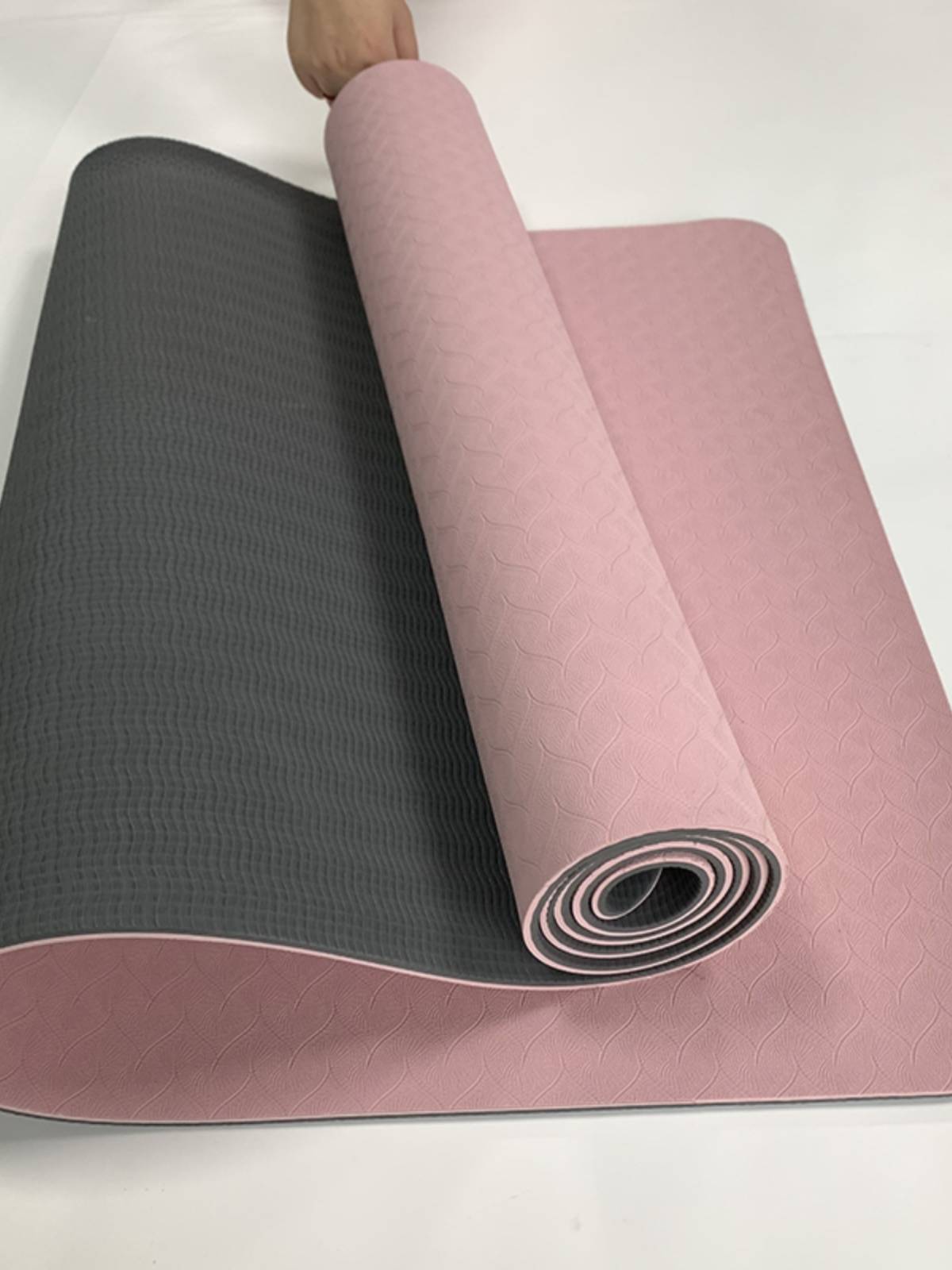 Micro -defect tpe widening thickened 80cm yoga pad body line Furnishing ground dance field anti -slip can customize logo
