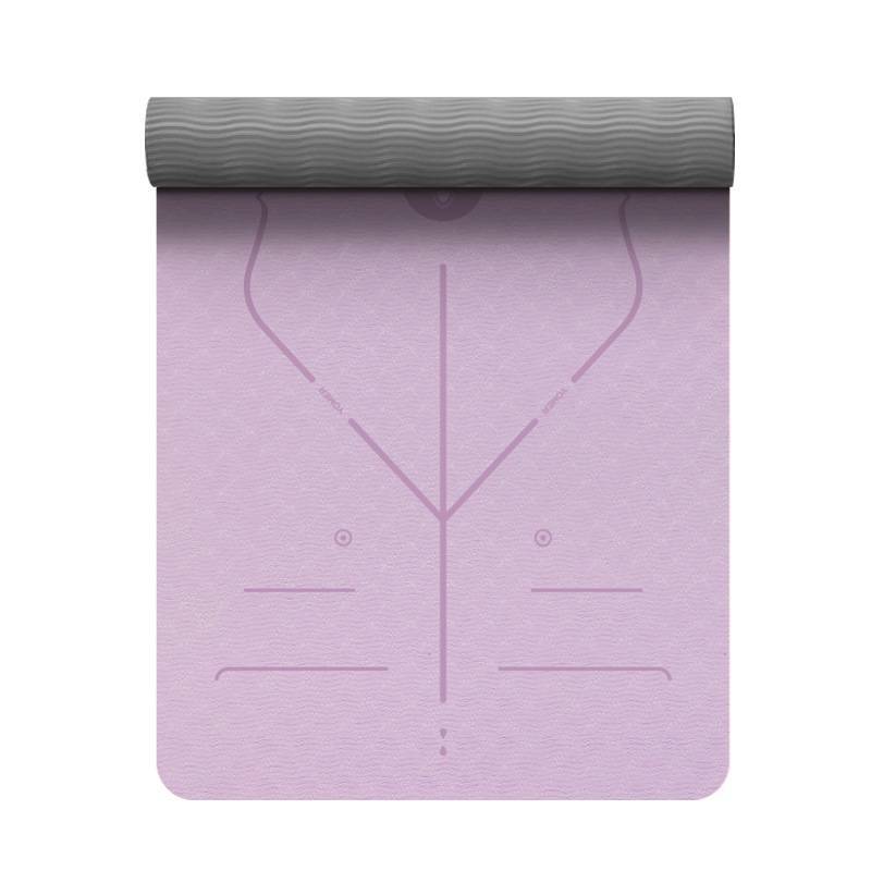 Yoga matte TPE thickened and wide anti -slip, mute sports fitness pad dance pad