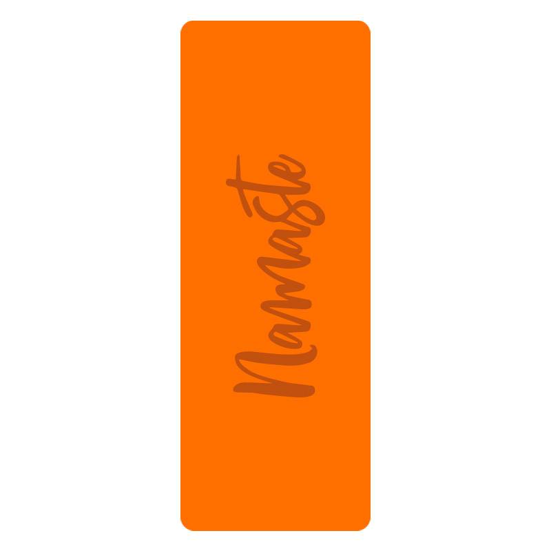 Micro -defect 5mm natural PU rubber European and American style sweat absorption, anti -slip yoga pad