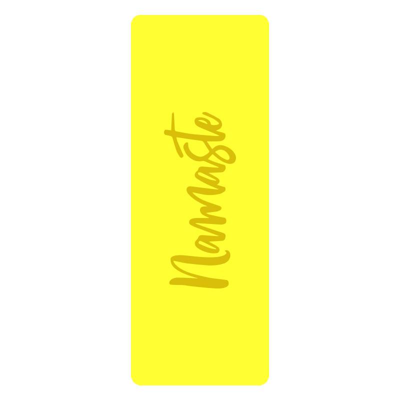 Micro -defect 5mm natural PU rubber European and American style sweat absorption, anti -slip yoga pad
