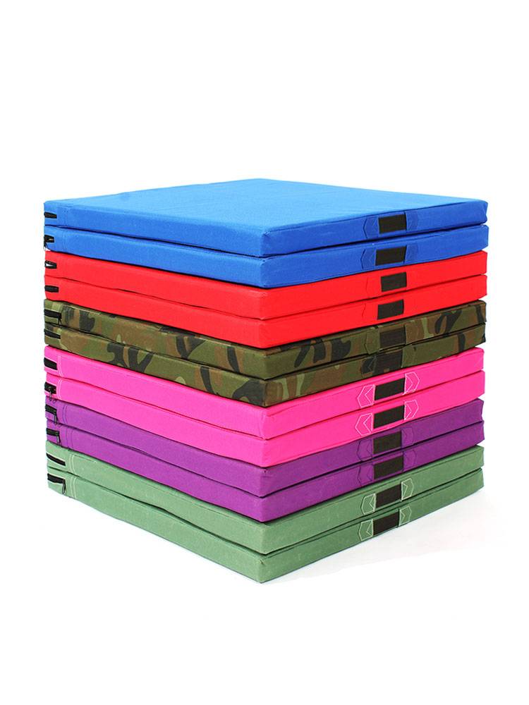 Gymnastic pads up lying on the cushion thickened students in the middle school entrance examination home folding kindergarten empty practice fans camouflage waterproof