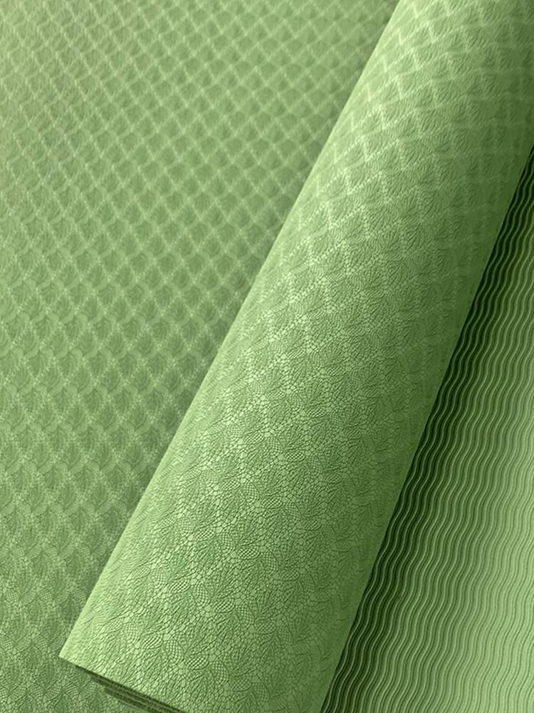 Micro defect TPE double -color special price 80tpe yoga mats dance, fitness anti -slip, widening environmentally friendly and tasteless home pad
