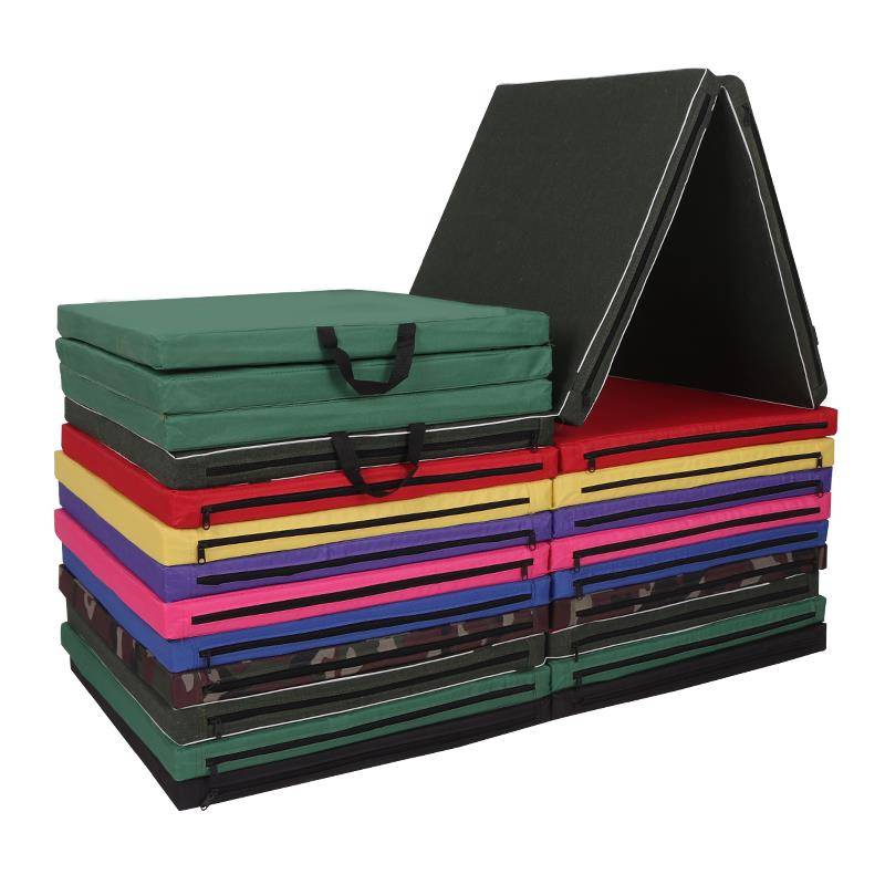 Start up in a cushion in the middle school entrance examination, sports sports folding thick sponge pad children's dance empty practice gymnastics cushion