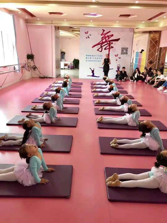 Thickened non -slip children's dance practice matting gym girl sports yoga cushion custom Chinese dancers land pads