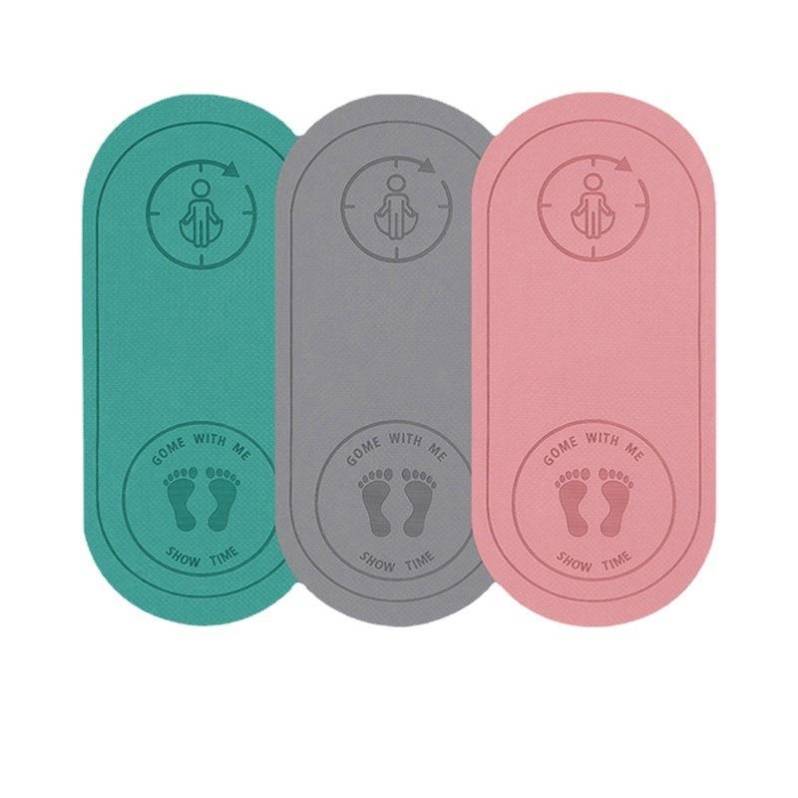 Thickened shock absorption dance yoga mats TPE oval static non -slip rope jumping cushion sports fitness shockproof floor pad