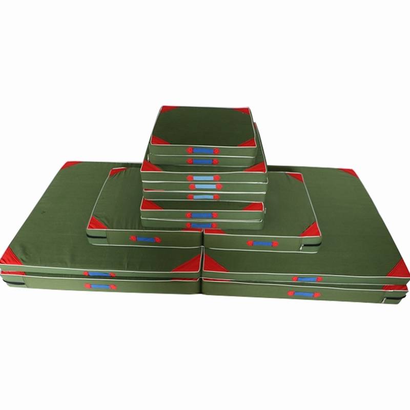 Organic silicon canvas gymnastics pad dance dance pad sponge pads up lying up cushion martial arts cushion folding sports cushion