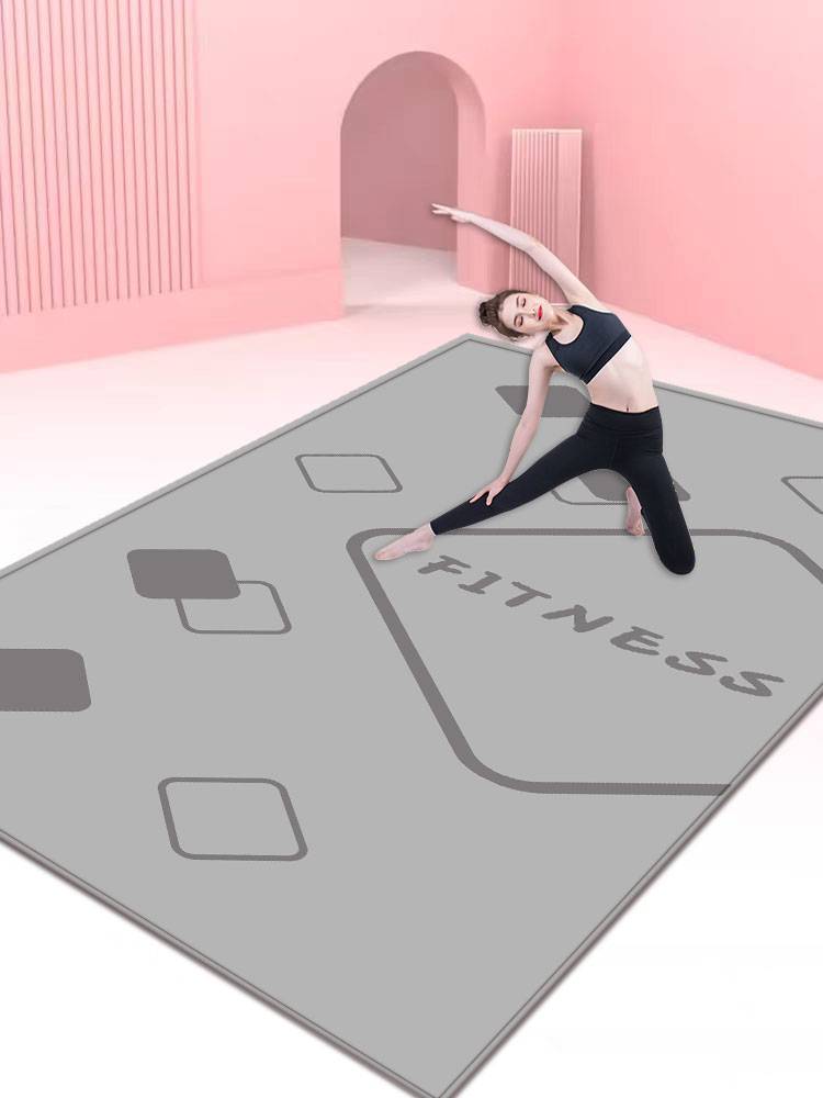 Lulu professional yoga fitness cushion home use yoga pad anti -slip, shock absorption, quiet thickened anti -slip yoga cushion health