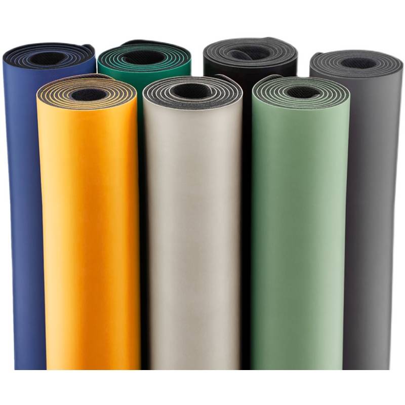 Natural adding generous fitness PU rubber yoga mats professional anti -skid home customization logo dance beginner hall