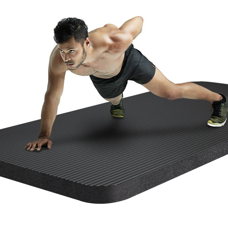 Men's fitness cushion yoga cushion thickened and wide anti -slip yoga floor cushion home with core abdominal muscles rebound
