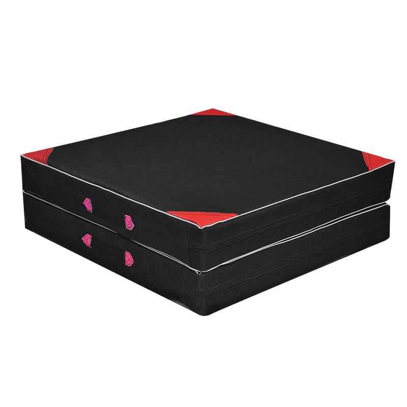 Fitness folding cushion gymnastics cushion men's practice sponge pads female upper lying on the middle school entrance examination rest dance yoga mat