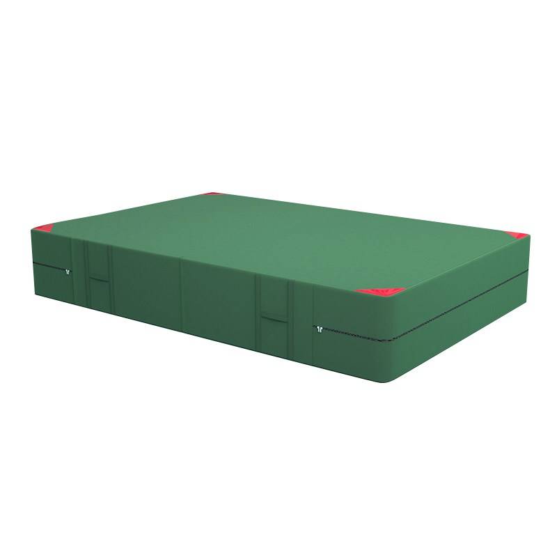 Jumping high-training mats over sponge mats, tatters over mats, gymnastics