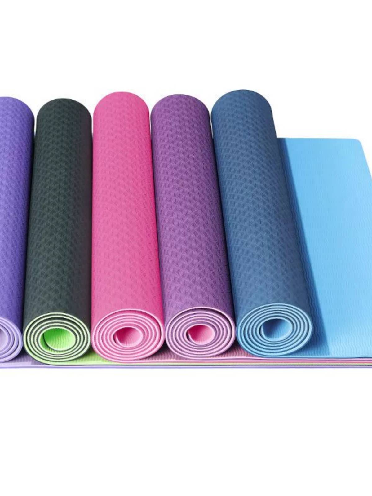 TPE double -sided non -slip yoga pad plus wide 8mm sound insulation yoga dance cushion house fitness male yoga mat
