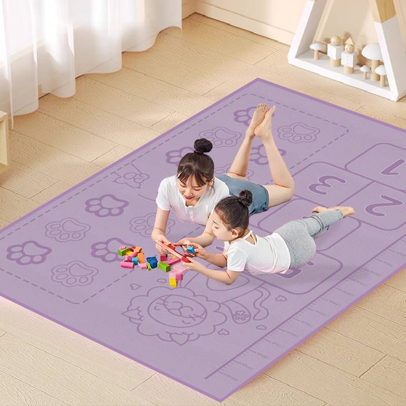 Double yoga mats super -child fitness floor mats children's dance practice special pad anti -slip reduction shock and sound insulation pad