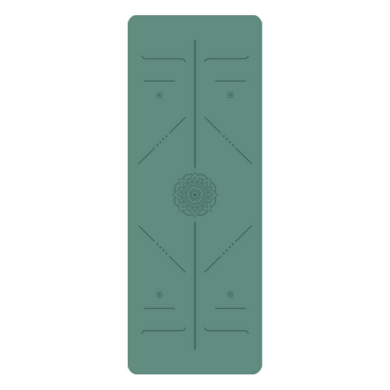 Special price defect 5mm natural rubber anti -earth yoga pads heart Rui version of sports fitness dance pad