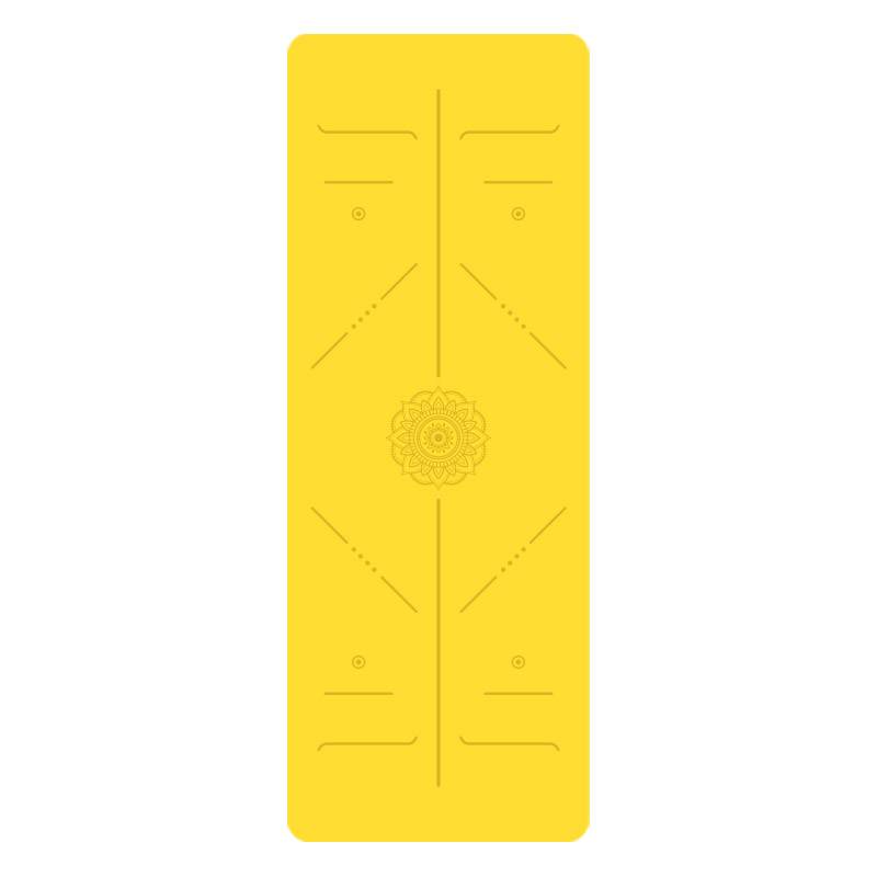 Special price defect 5mm natural rubber anti -earth yoga pads heart Rui version of sports fitness dance pad