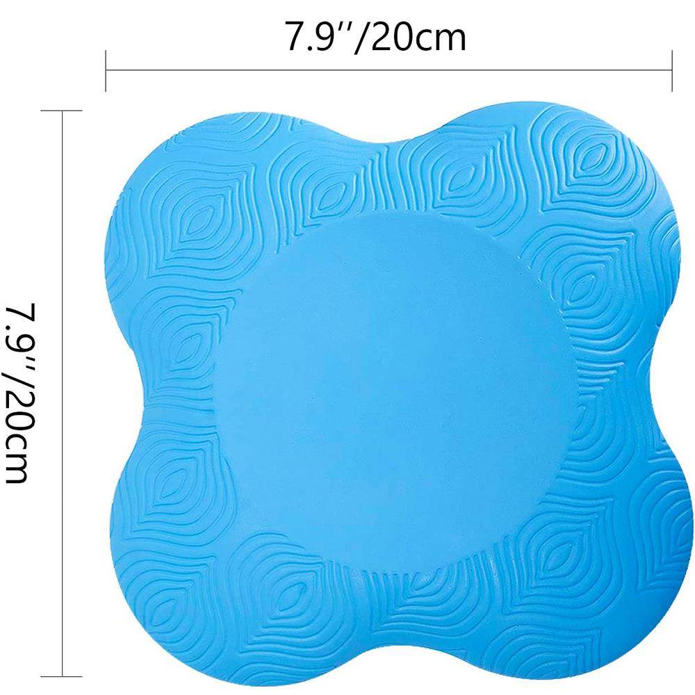 Pu yoga knee pad knee pad soft tablet support pad slowly bounce back and anti -sliding pad sports fitness cushion