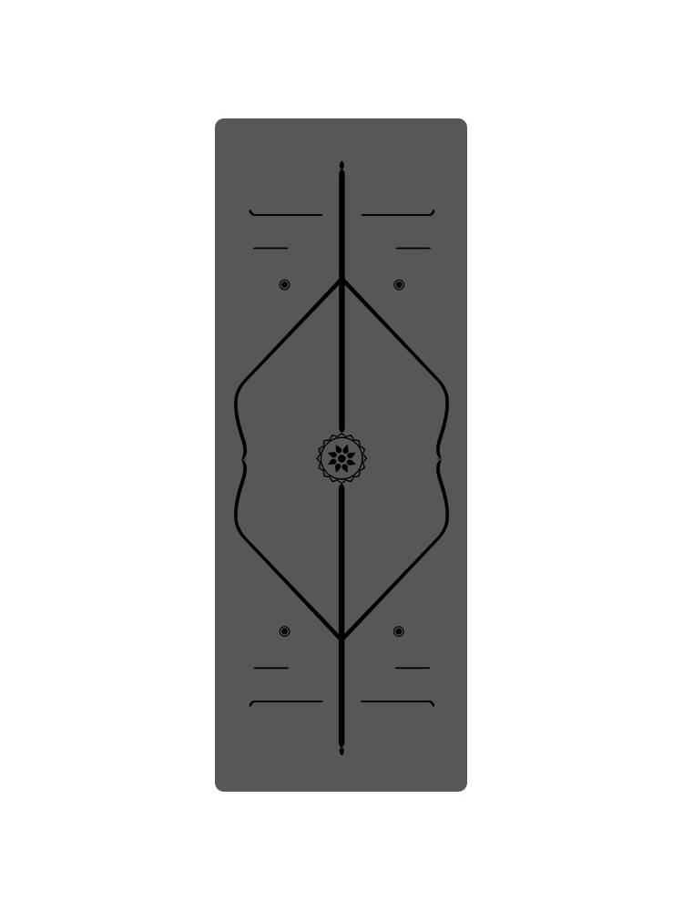 Natural rubber yoga pad anti -slip, shock absorption, mute male and female beginners, local tyrant professional fitness pads micro -defect