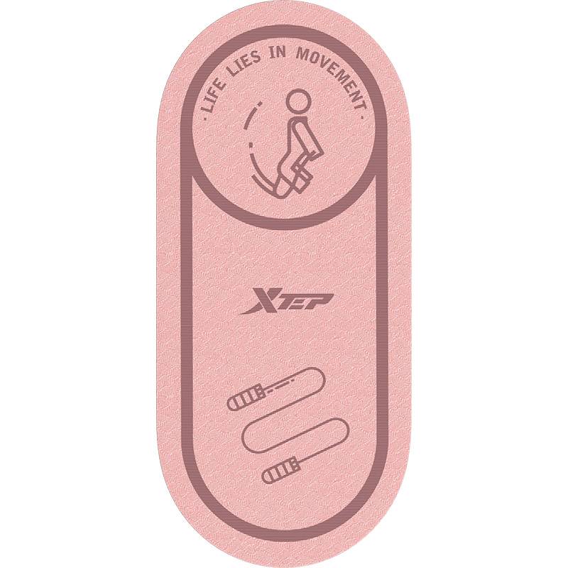 Sege -jump rope shock reduction pad men and women yoga mats fitness home indoor non -slip static thickened professional sound insulation floor pads