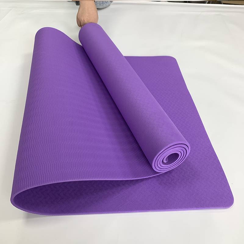 TPE yoga pad, wide, thick jump, jump rope, shock reduction pad house quiet non -slip fitness pad, micro flaw clearance