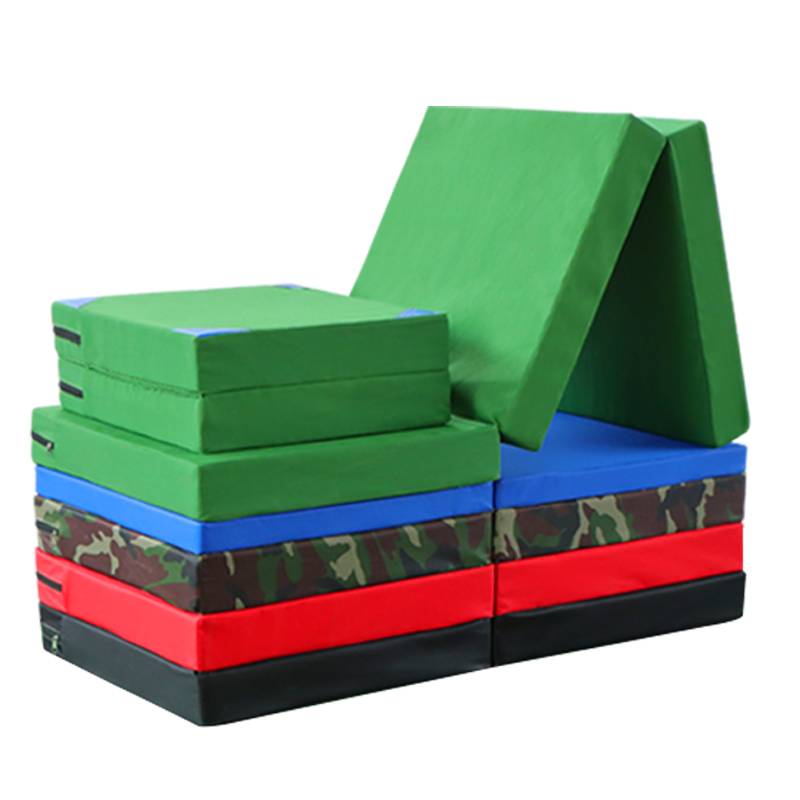 Start up in a cushion in the middle school entrance examination for sports pads sports pad dance practice folding empty folding cushion