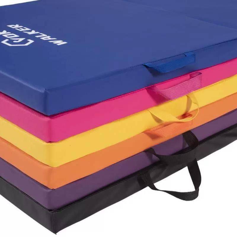 Dance yoga fitness cushion mid -examination lying on the cushion cushion sports universal three -fold pad can fold gymnastics pad sponge