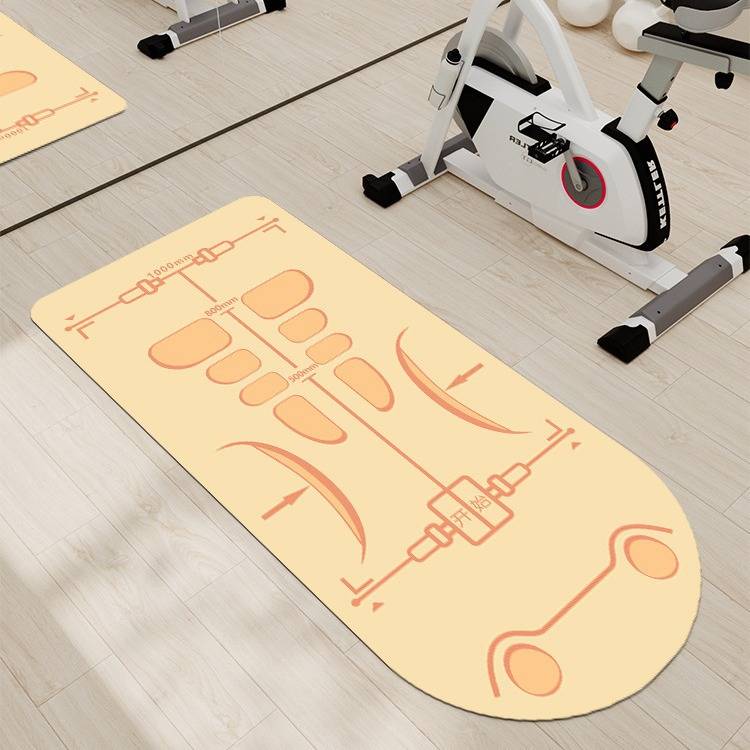 Shock -reducing pads fitness and abdomen special abdomen muscle training kneeling mats yoga mats matte dietary pad scale cushion mute