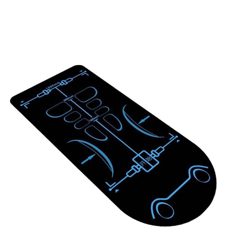 Shock -reducing pads fitness and abdomen special abdomen muscle training kneeling mats yoga mats matte dietary pad scale cushion mute