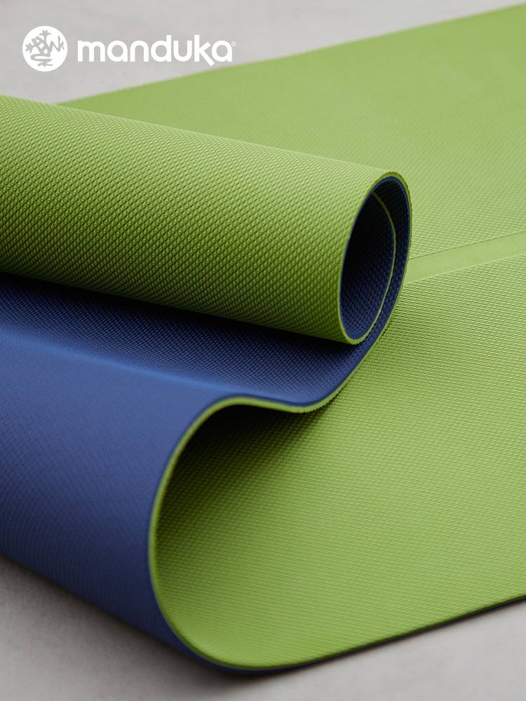 Manduka begin 5mm beginner double -sided yoga cushion frog cushion TPE thickened shock -absorbing sound insulation fitness cushion