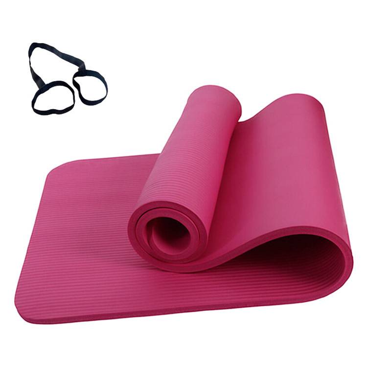Home For beginner yoga mat, child thickened, wide and long -length non -slip rubber blanket dance sports metaphorical cushion