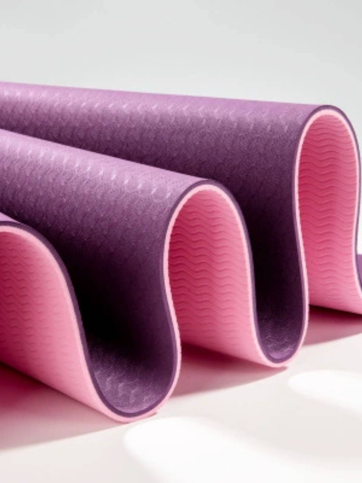 Single and double -colored TPE pads fitness dance balancing anti -sliding cushion jumping rope jumping mute shock absorption pads and wide thick family yoga