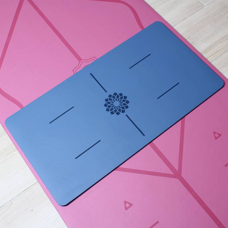 Natural rubber yoga cushion trumpet meditating mini portable anti -slip thick joint tablet support head inverted pad