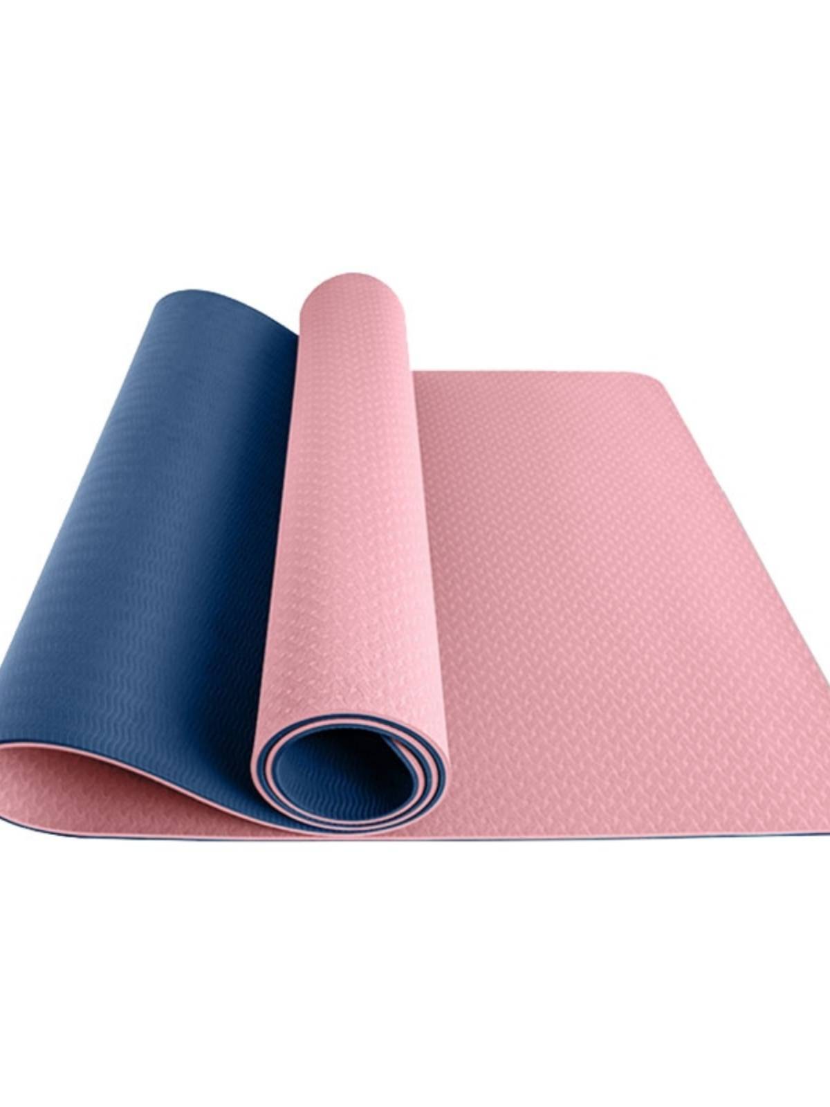 Caliba micro -defect TPE yoga pads widen 8 thin professional two -color anti -slip fitness yoga mat