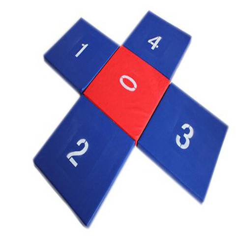 Cross jumping pads Children's Fun Cushion Children's Soft Cross -jump Toys Sensory Training Stylus Digital Cushion Sponge