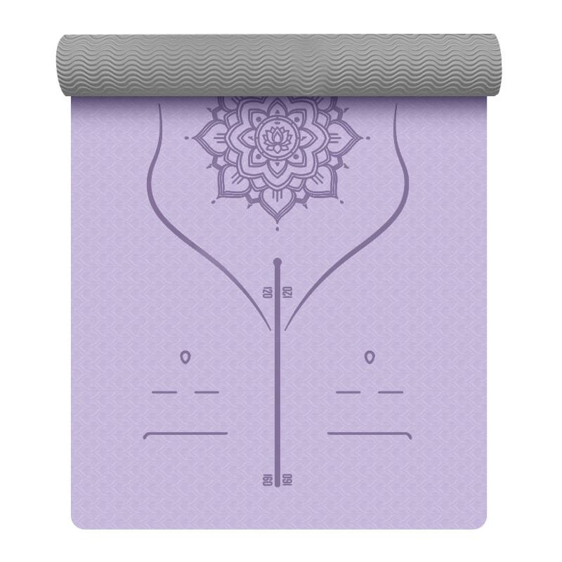 Silicone granular yoga cushion Male girls and girls fitness mats home -made anti -slip rope shock absorption, mute and portable portable pad