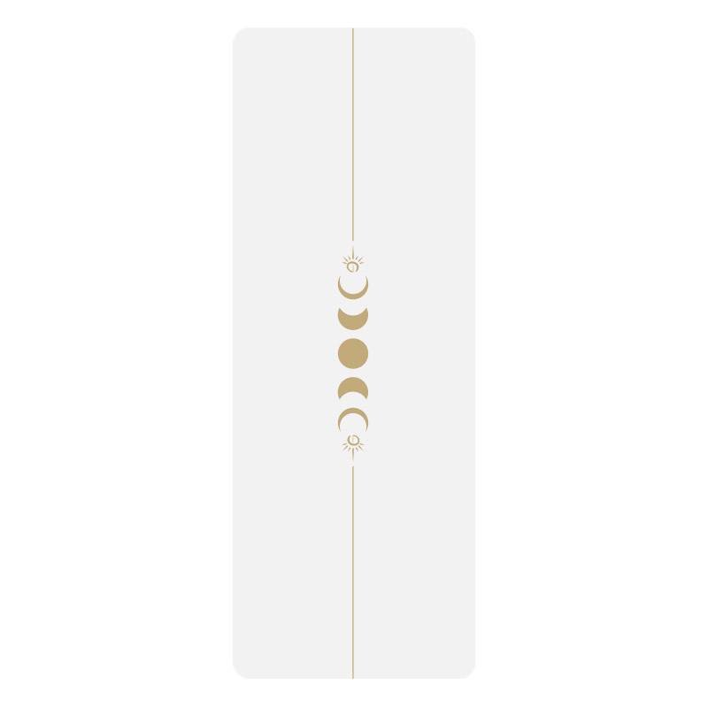 Micro flawed yoga cushion 5mm Sun Moon Brief version of natural PU rubber anti -skid pad