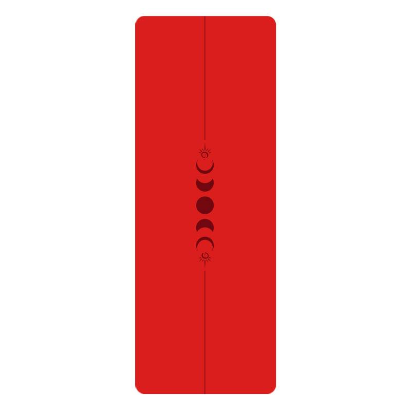 Sun and Moon Simple Carving Big Red