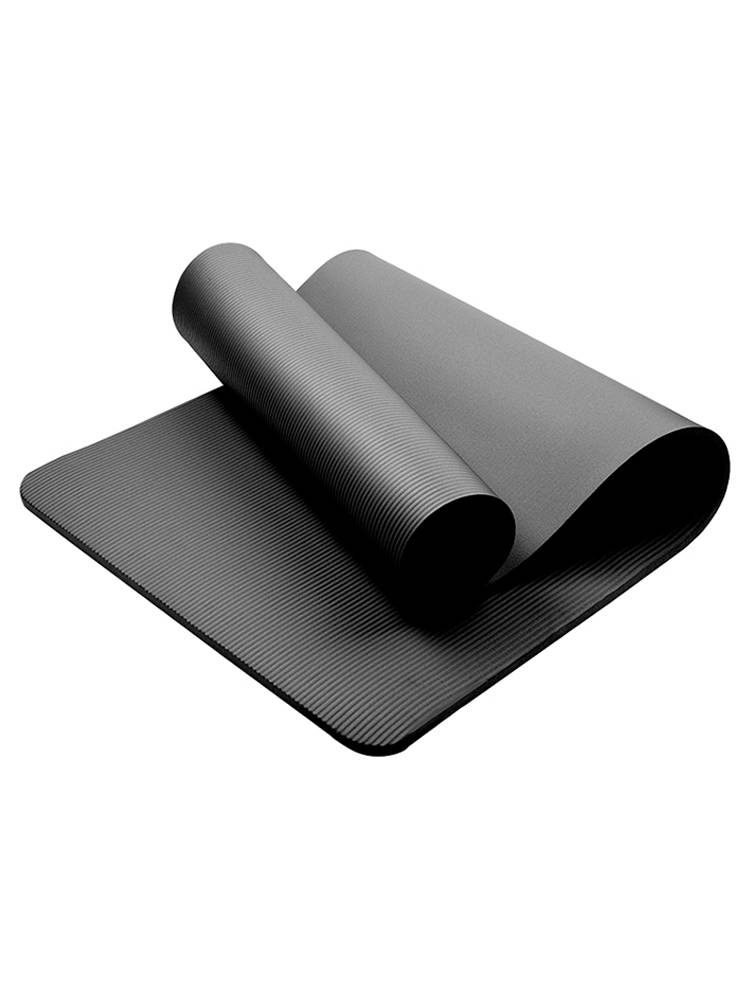 Men's fitness pad first scholar yoga cushion thickened width pitch, shock, anti -skid sports yoga floor cushion household use