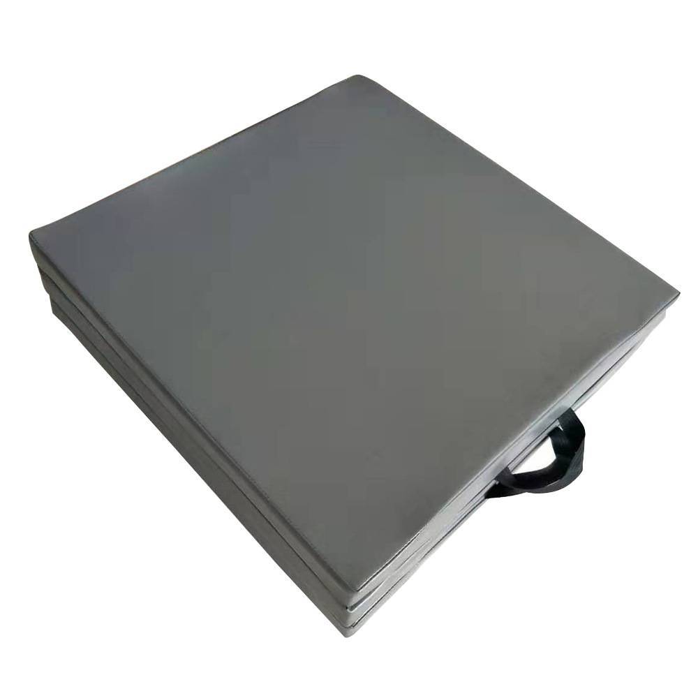 New three -fold folding leather gymnastics pad PU dance cushion sports fitness sponge cushion training mat