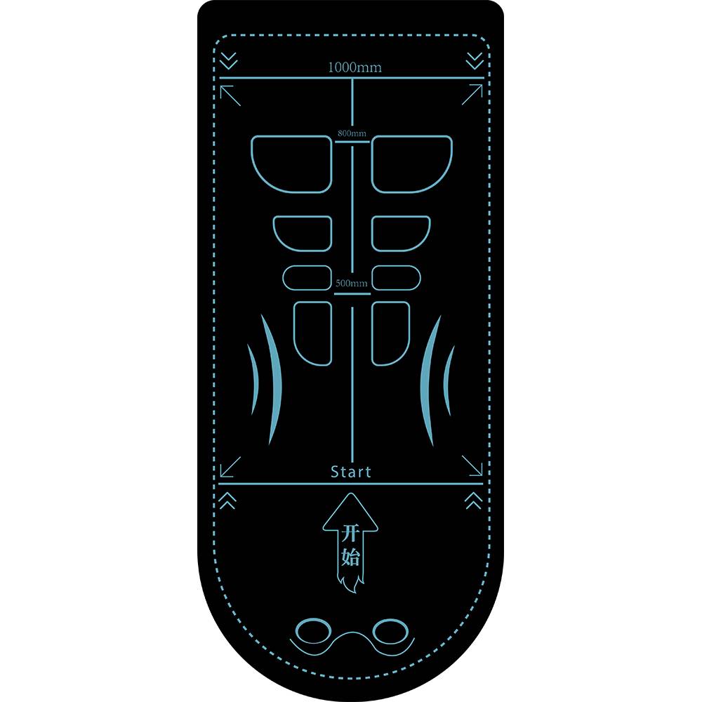 Dedicated pads for the abdomen wheels, yoga mats, men's fitness knee pads, anti -slip, shock absorption silent thickened shock reduction pads kneeling pads