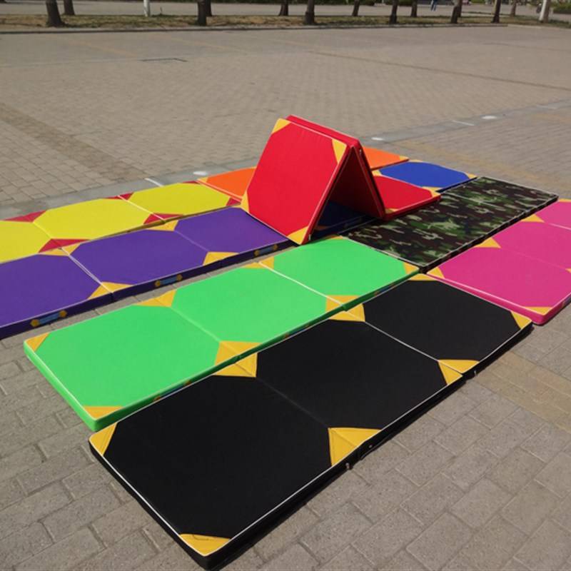 Three -fold dance cushion gymnastics pad sponge pad children's dance training training pads up lyric cushion sports pad