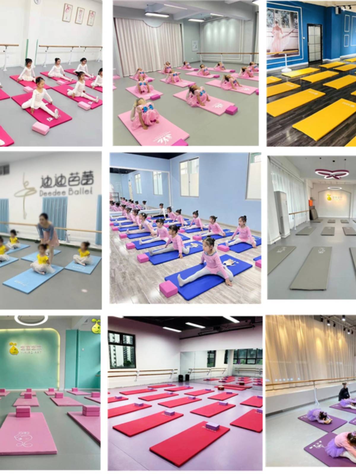 Dance mats Children Practice Cushion Gymnastic Cushion Yoga Cushion Fitness Cushion Belly Starting Cushion Cushion Anti -Slide Cushion