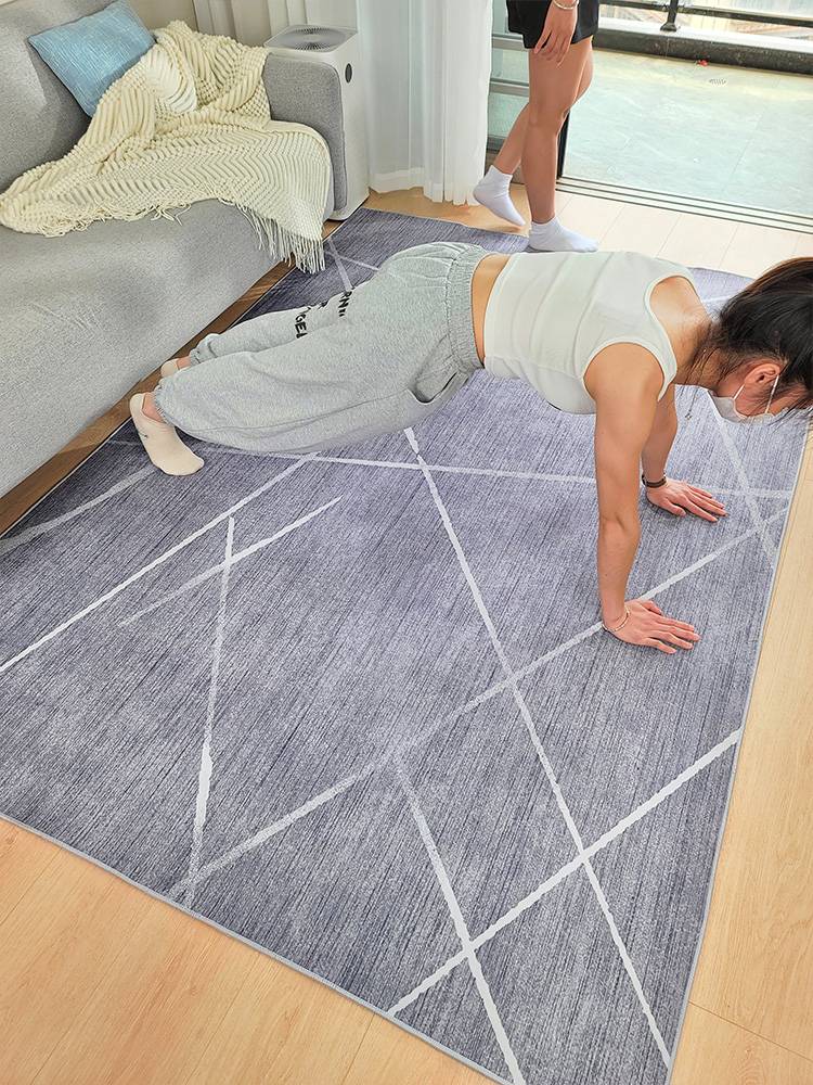 Coach Liu, the same sports fitness yoga pad sound insulation, shock -proof floor, household shock reduction, noise, noise, anti -slip carpet