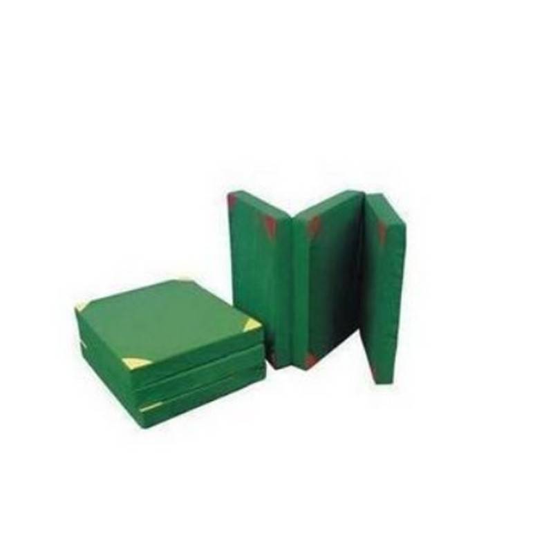 Early teaching parent -child garden Kindergarten children's canvas high bubble sponge movement folding two -united gymnastics outdoor pads