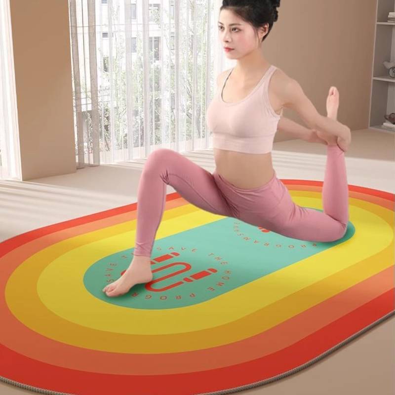 Jumping ropes and tremors, Yoga mat girl