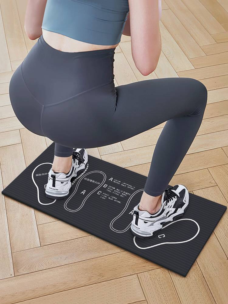 Squat cushion beginner squat auxiliary training force non -slip foot pad multi -functional home training hip leg fitness cushion