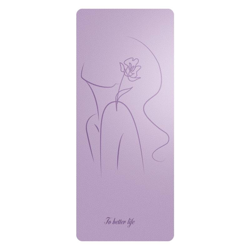 Yoga mats natural rubber PU professional anti -slip girls' home fitness land dietary shocks and mute matting men's mats