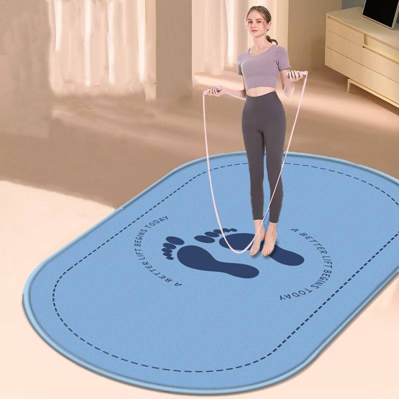 Dicannon's co-initiator with a thick jump rope and tremors, and the yogurt pad family uses an indoor static sliding