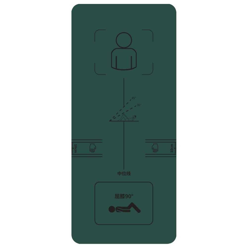 Factory TPE Yoga mats military green, thick, widen the new upper lying training mat, sports fitting cushion