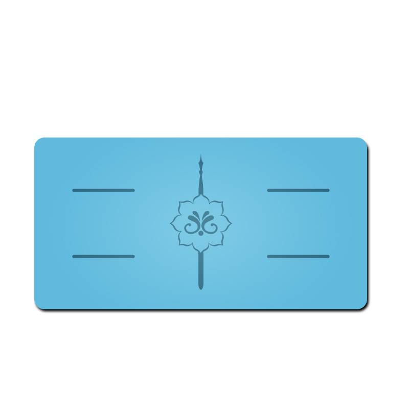 Yoga pad small size Natural rubber anti -slip female mini tablet hand supports inverted portable fitness mat